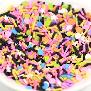 Polymer Clay Halloween Sprinkles Clay Pearl Theme for Resin Art, Nail Art