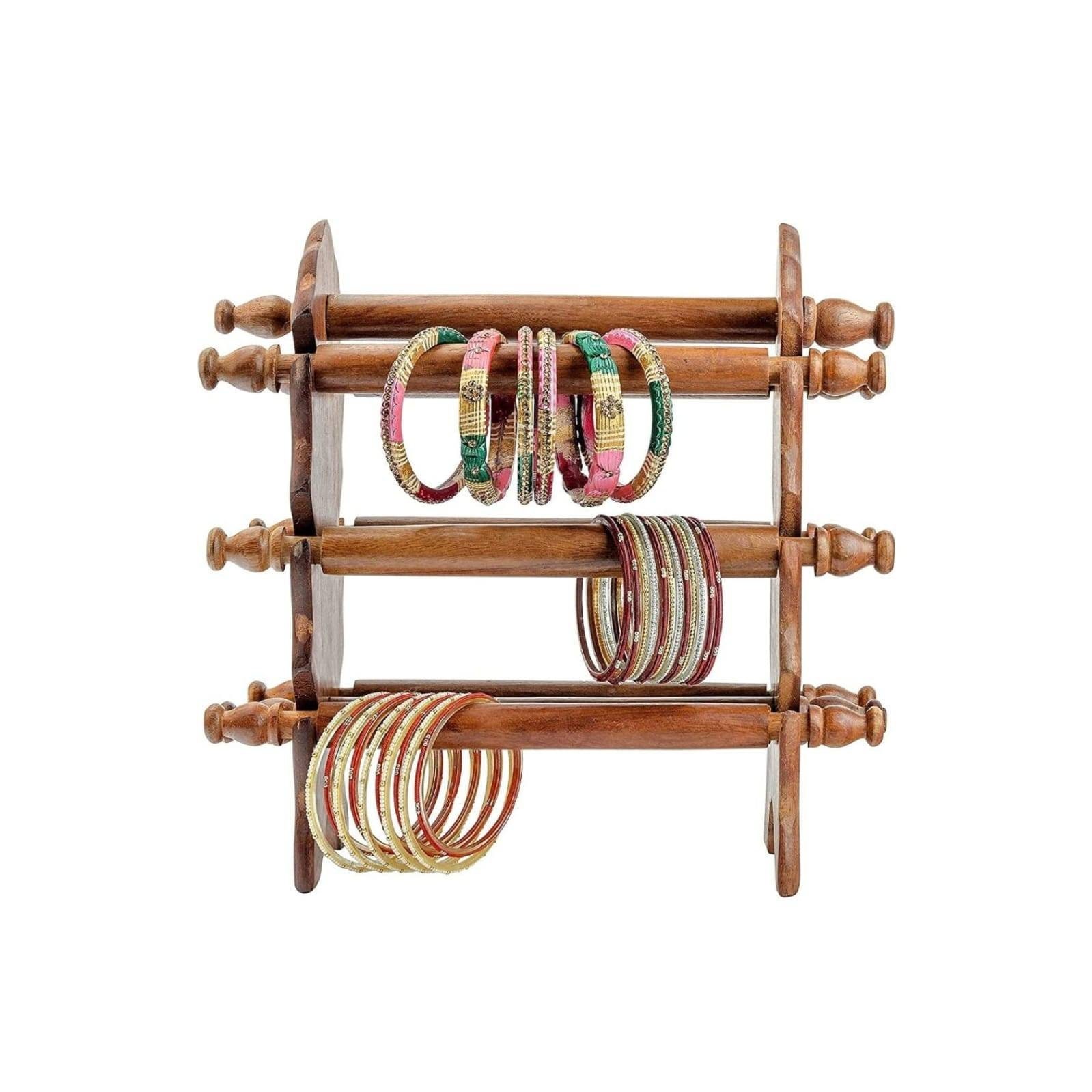 Handicrafts Wooden Bangle Holder Jewellery Stand Bangle Etsy