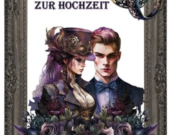 Hochzeitskarte Gothic