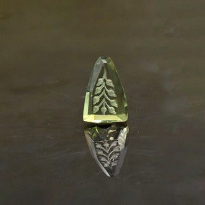 Green Amethyst Peacock Carving: Natural Gemstone, 10.3 Carats