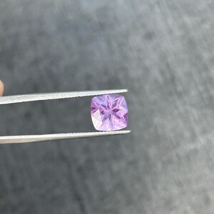 Natuurlijke amethist vierkant geslepen edelsteen – 8 x 8 mm | Dieppaarse kwarts | AAA-kwaliteit | Geboortesteen februari | Levering van sieraden.