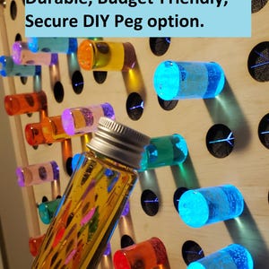 Wall-Mountable Giant Bright Light Peg Board - A Jumbo-Sized Take on a Classic (Giant bright LED Light Pegboard Lightbox LED Wall Panel 90 DIY (water)