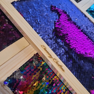 Sensory Sequin Board Flip Sequin Board High Quality for Autism ADHD Self Regulation Gift Busy Activity for Child Adult Sensory Play Autistic