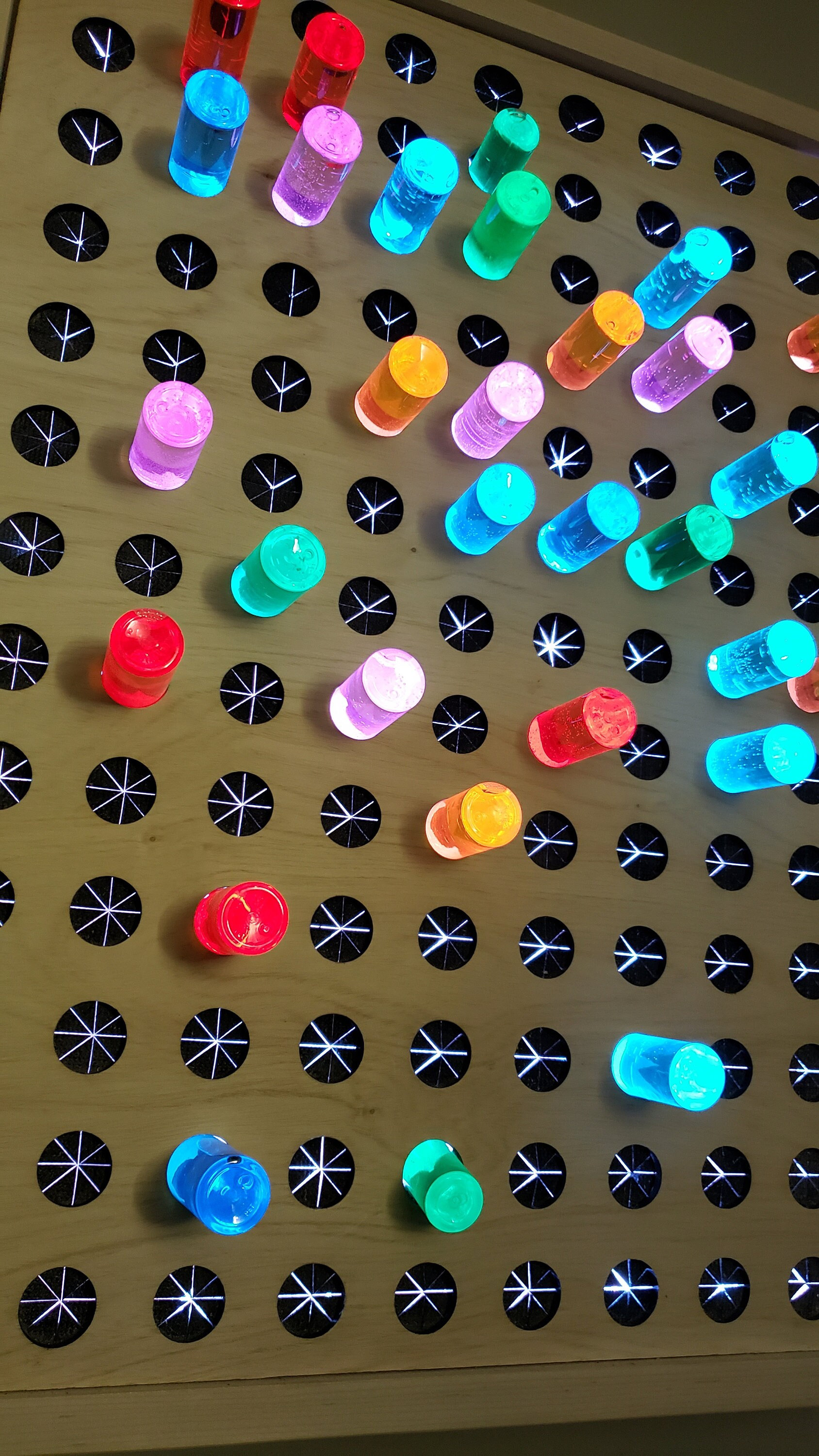 Wall-Mountable Giant Bright Light Peg Board - A Jumbo-Sized Take on a Classic (Giant bright LED Light  Pegboard Lightbox LED Wall Panel