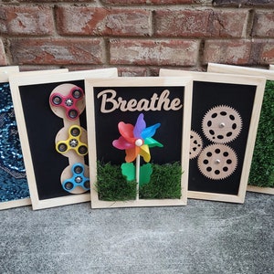 Personal Mini Sensory Boards - Handmade Wooden Sensory Panels for Kids & Adults | Autism, ADHD, Therapy, Stress Relief, Calming Tools