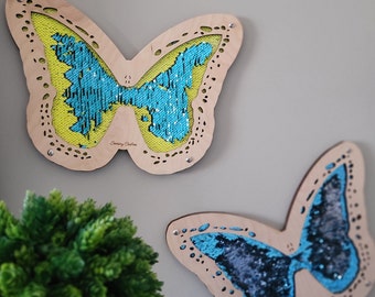 Butterfly Sequin Boards for Sensory Play & Therapy | ADHD, Dementia, Stress Relief | Educational Tools | Schools, Libraries Dentist Mermaid