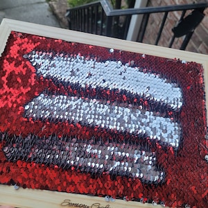 Sensory Sequin Board Flip Sequin Board Autism ADHD Self Regulation Gift Busy Sensory Play Autistic boy girl