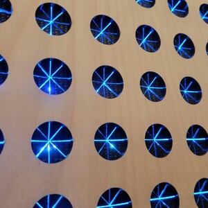 Wall-Mountable Giant Bright Light Peg Board - A Jumbo-Sized Take on a Classic (Giant bright LED Light Pegboard Lightbox LED Wall Panel No pegs (board only)