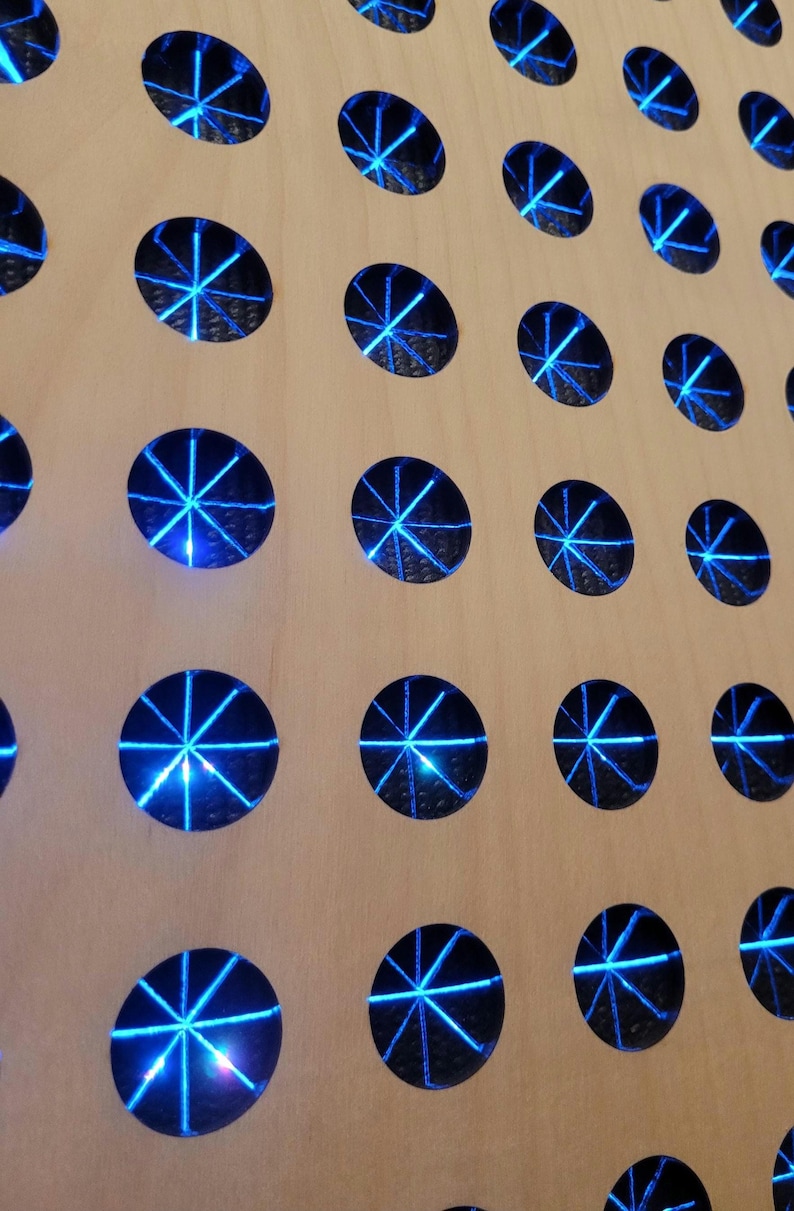 Wall-Mountable Giant Bright Light Peg Board - A Jumbo-Sized Take on a Classic (Giant bright LED Light Pegboard Lightbox LED Wall Panel No pegs (board only)