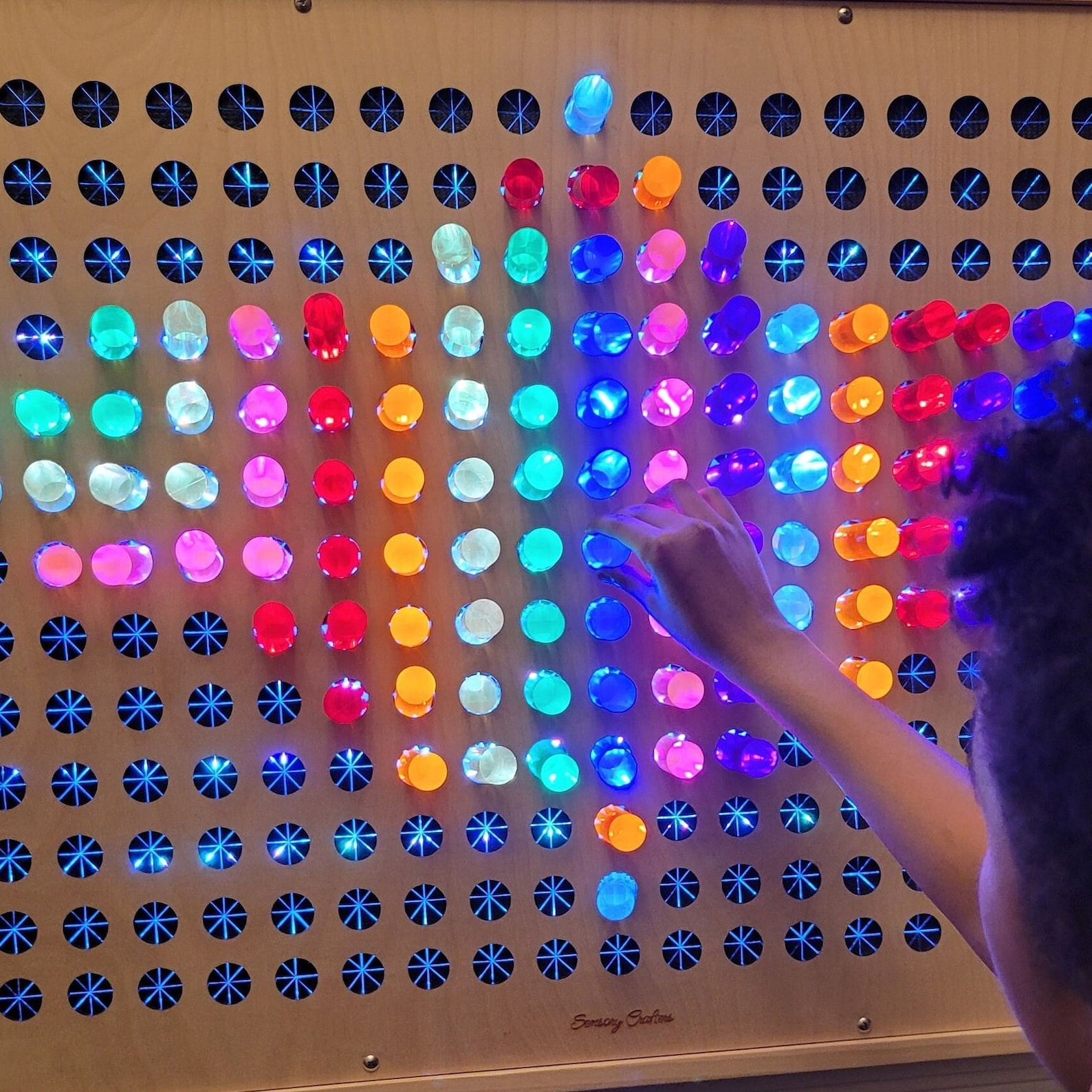 4-ft Giant LED Pegboard | Bright Lite Peg Board | Sensory Crafters ...