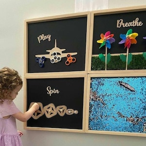 DIY Sensory Wall - Sensory Boards Activity Wall Panels Autism Alzheimer&#39;s Dementia  ADHD Sensory Processing Disorder Children Adults