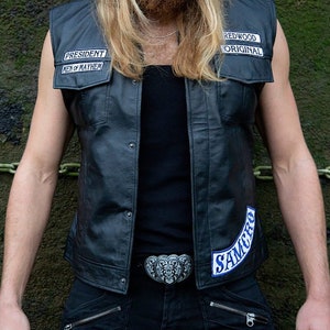 Authentic sons hotsell of anarchy vest