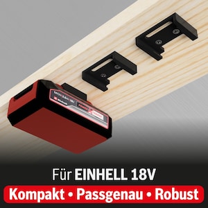 JJXNDO Werkzeughalter Für Einhell 18V - 6 Stück Wandhalterung Set
