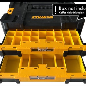 Sichtkästen Set 9-teilig für DeWalt TSTAK Schubladen / Stanley ProStack Nesting Sorting Cups Bins Boxes Drawer imagem 1