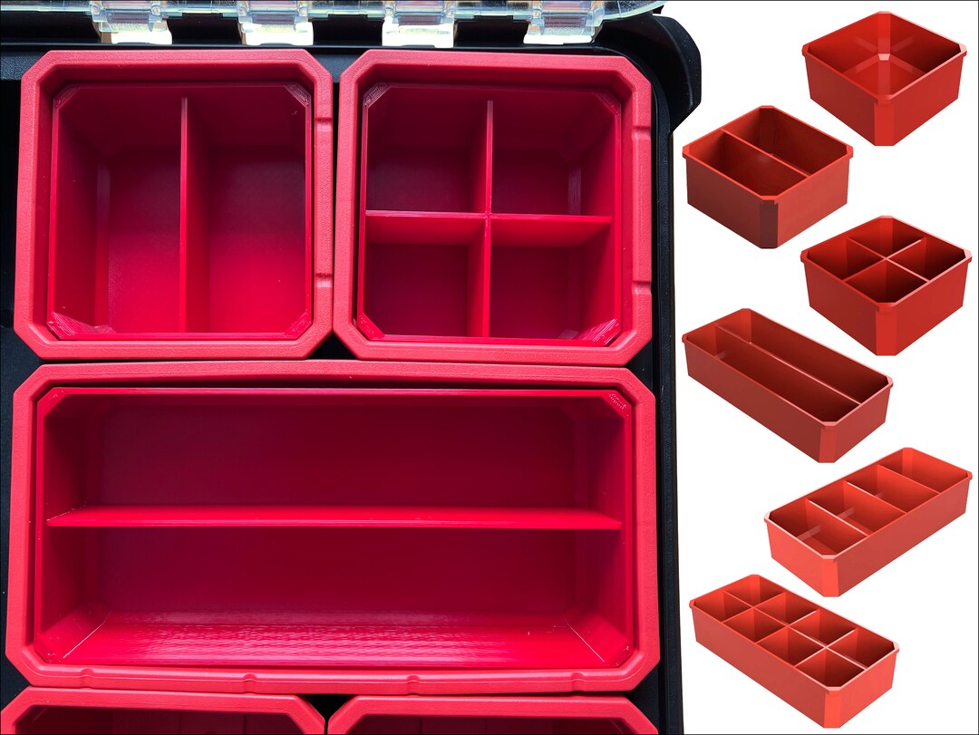Sorting Boxes for Milwaukee PACKOUT compact Organiser Deep Organizer