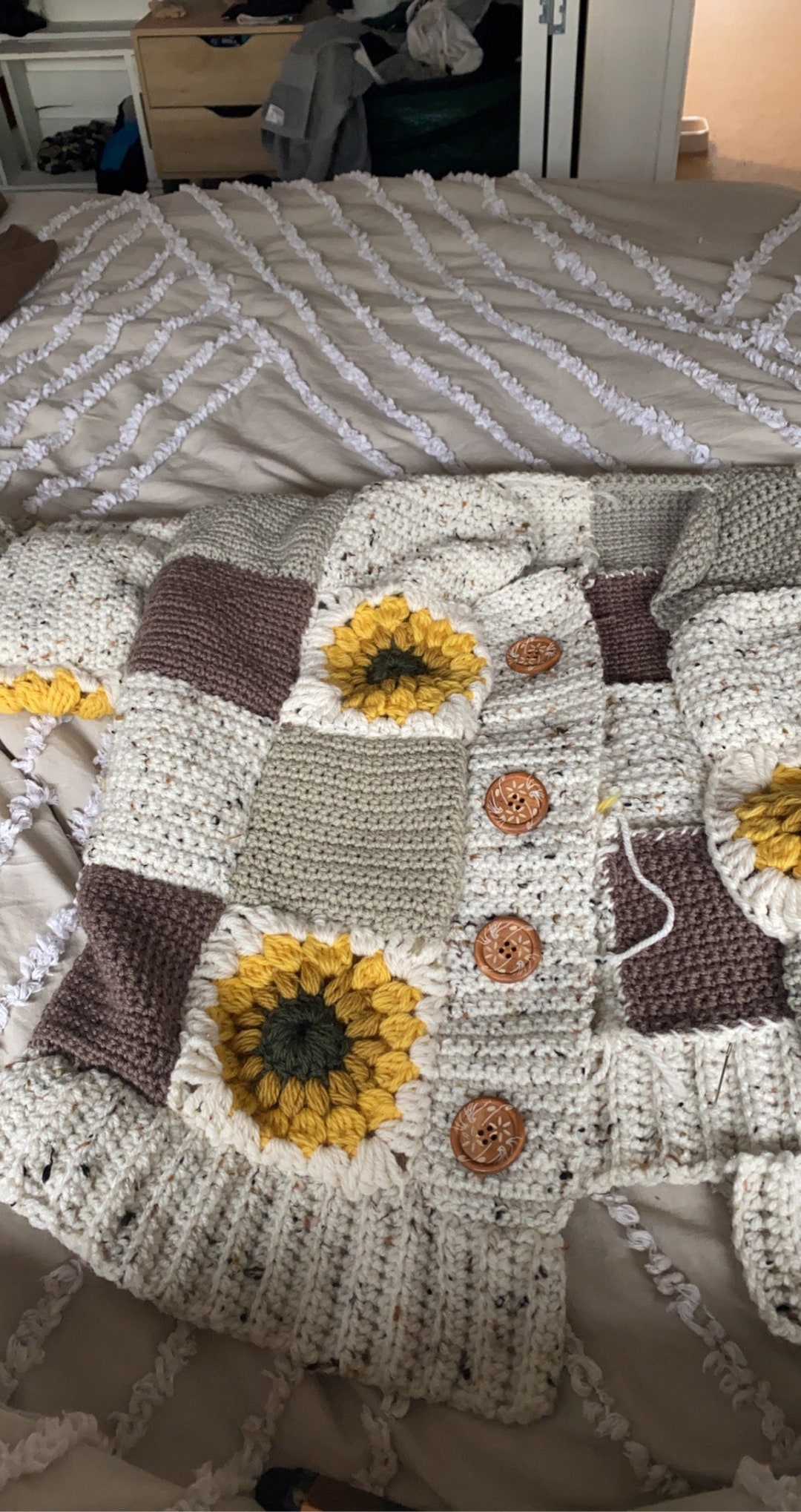 Sunflower cardigan Clearance