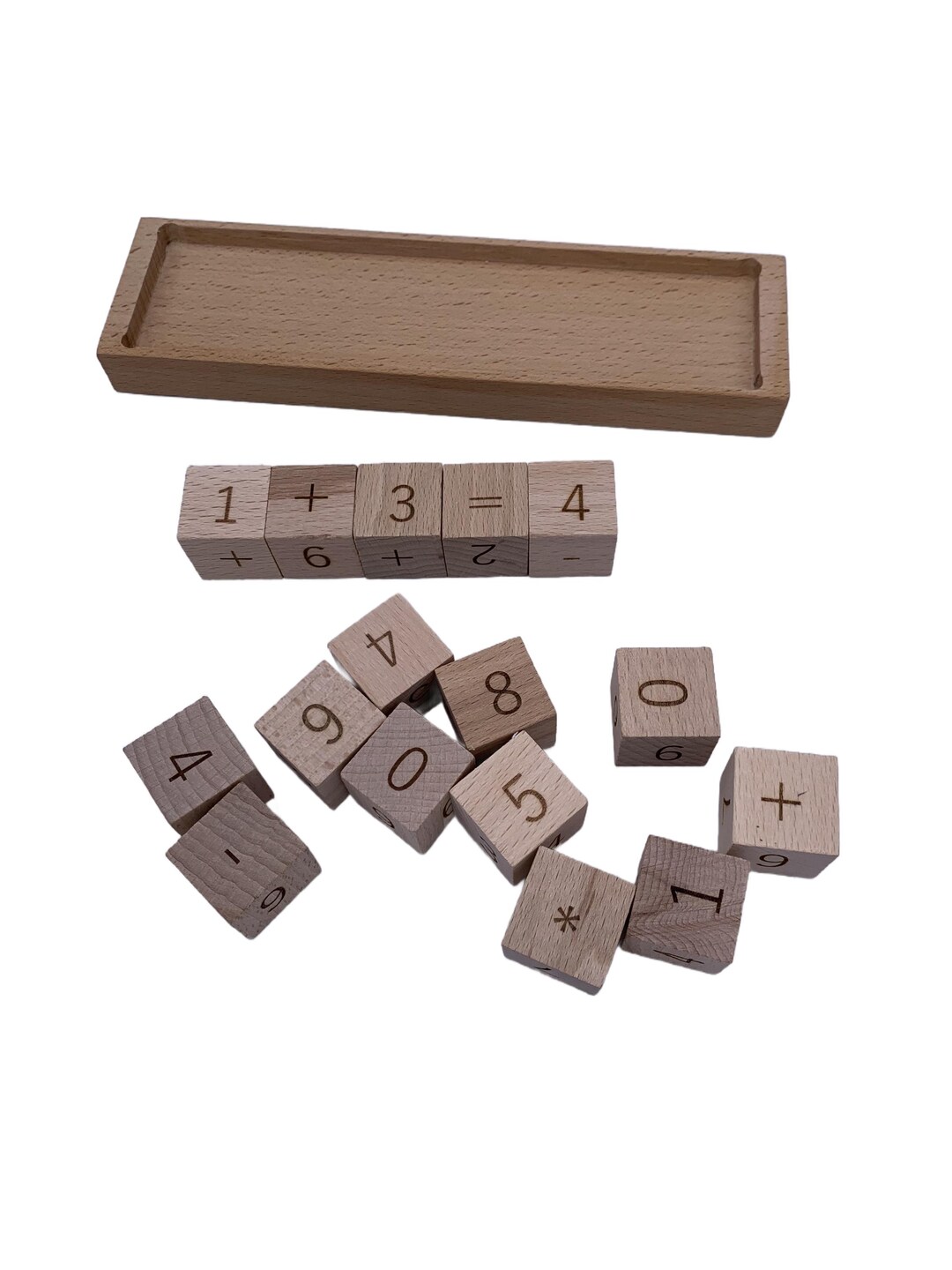 Small Number Cube Number Cube Set - Playful Arithmetic and Creative Presentation - Etsy