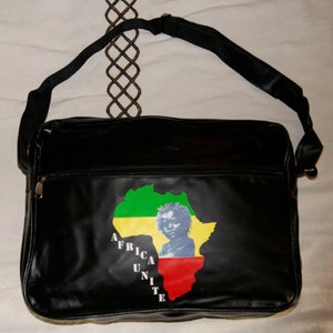 Große Umhängetasche Rasta Baby Big Hand Reggae Rastafari Afrika Tasche