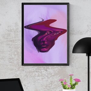Abstract Wall Art, Printable Wall Art, Digital Art Print, Modern Bedroom Wall Art, Bedroom Print, Living Room Print, Abstract Art Printable.