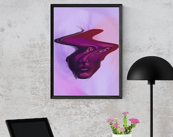 Abstract Wall Art, Printable Wall Art, Digital Art Print, Modern Bedroom Wall Art, Bedroom Print, Living Room Print, Abstract Art Printable.