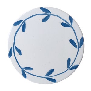 Round Ceramic Coasters, Set of 4 Stylish Ceramic Coaster, Home Decor, Tile Coasters, Wedding Gift or Housewarming