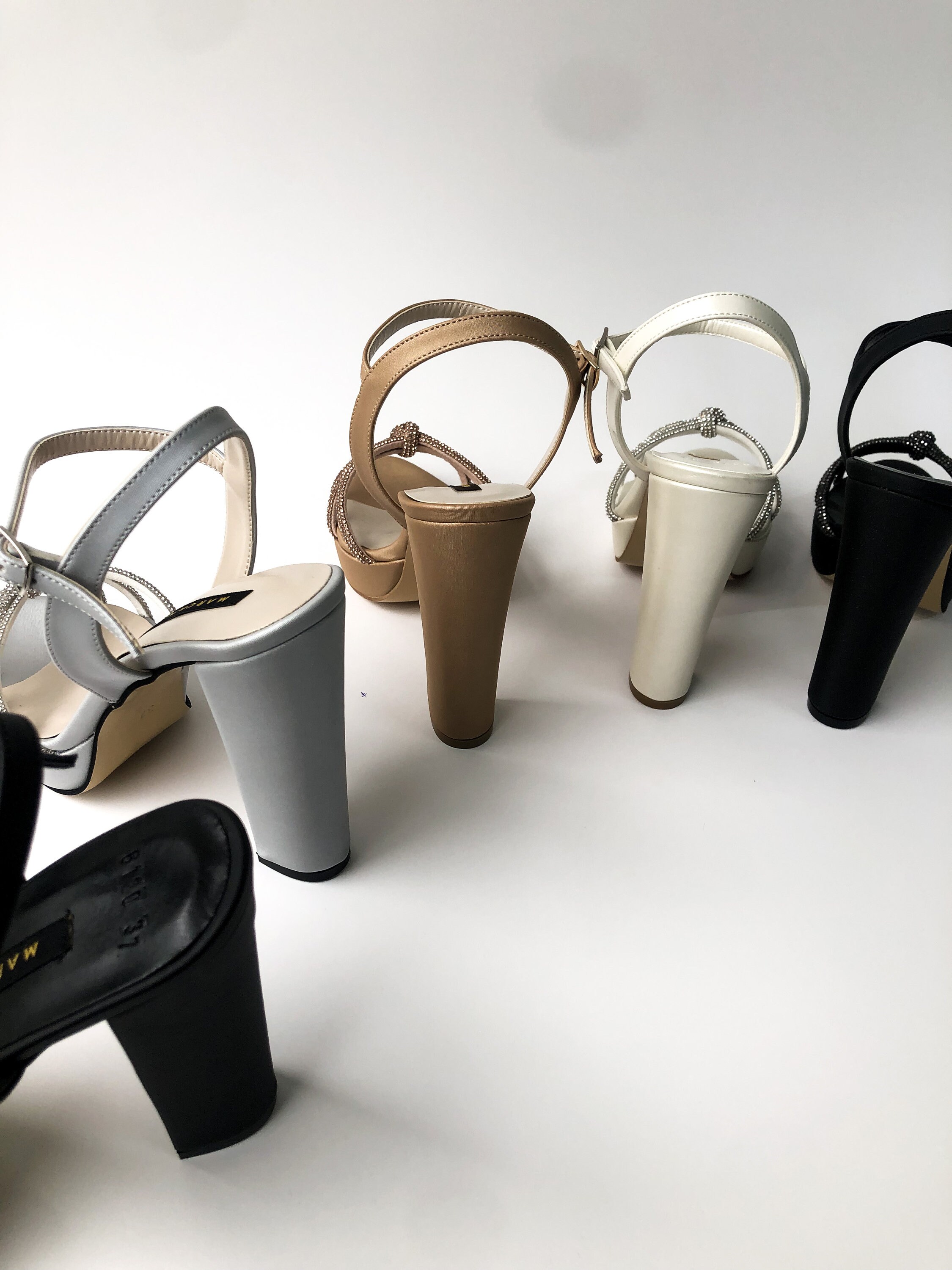 colourful platform shoes