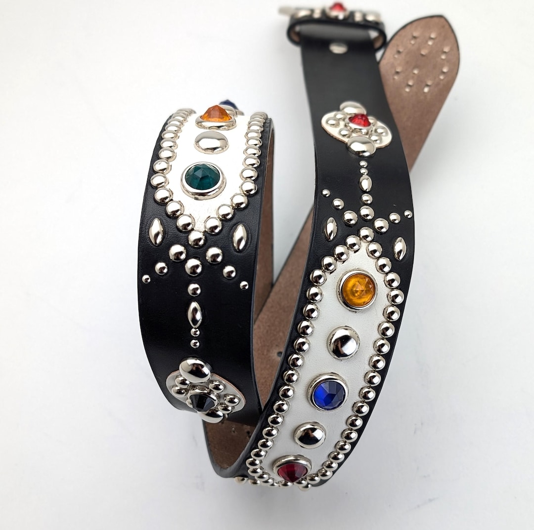00s archive waist belt gimmick leather 革 Amazon.com: CWCYYDSYY Stars Studded Belts Y2K Punk Hip Hop