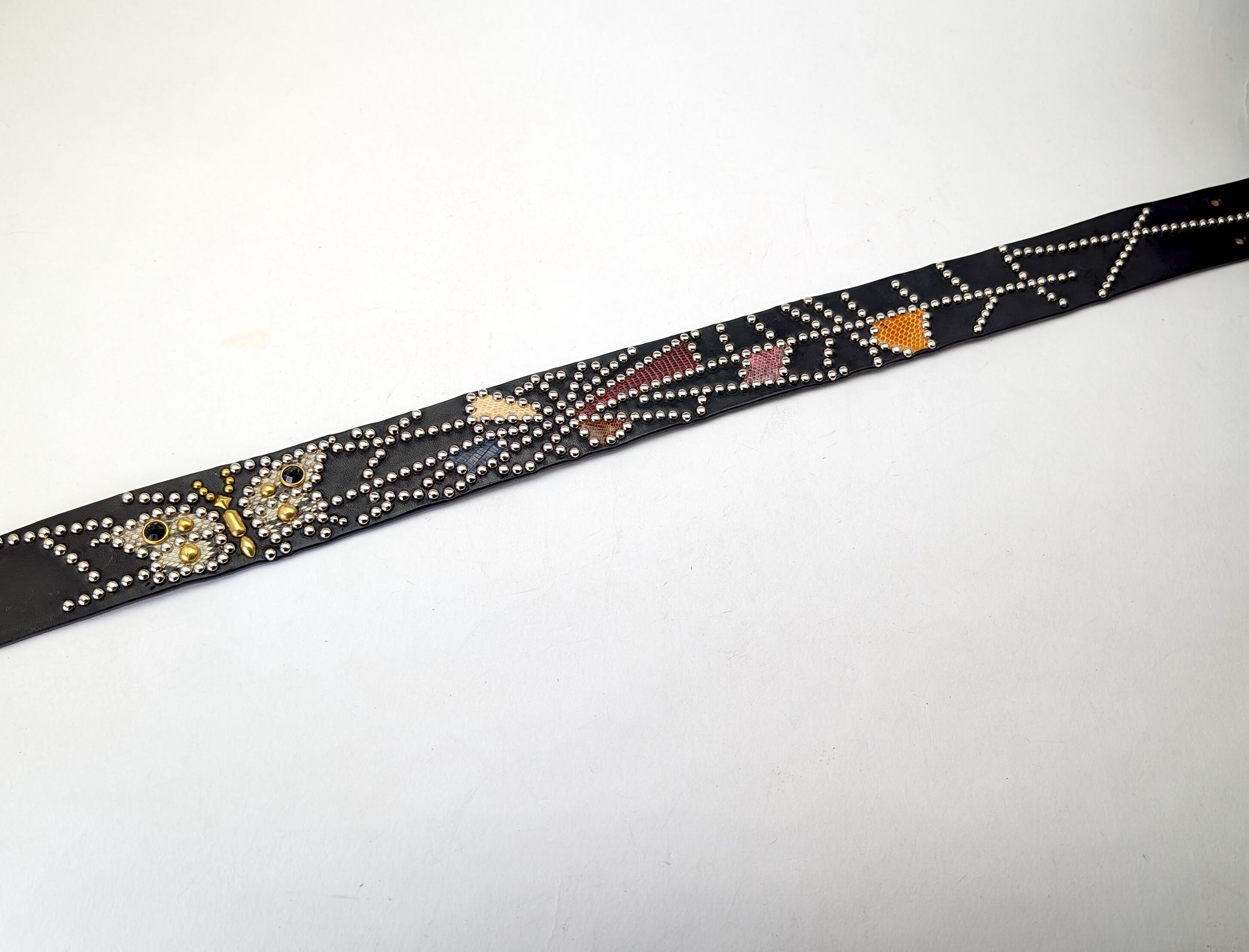 artistkomplex FLOWER BELTベルト (BLACK) 아티스트컴플렉스 아티스트 웨스턴 플라워 벨트 블랙 | ARTIST