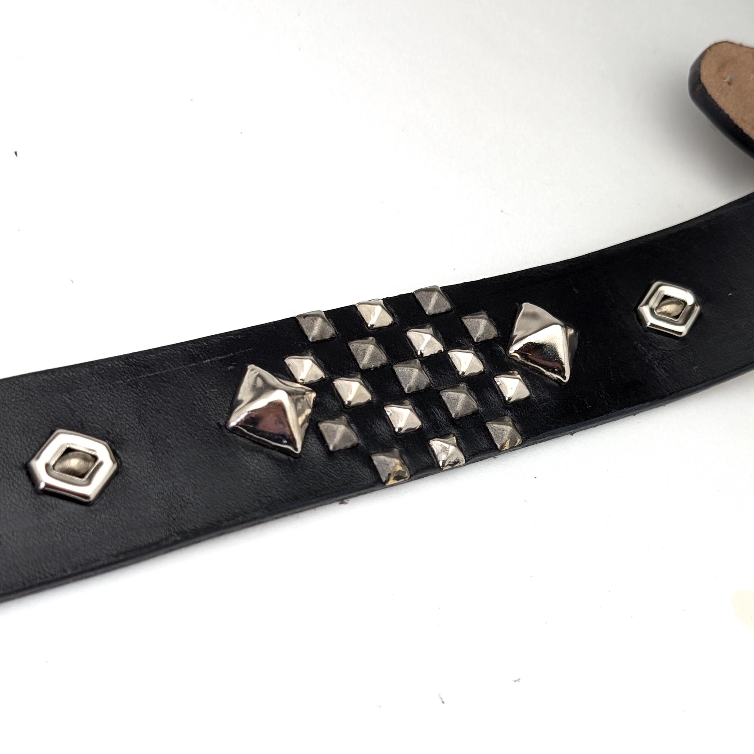 【TORNADO MART】python leather studs belt TORNADO MART】python leather studs belt 【公式通販】