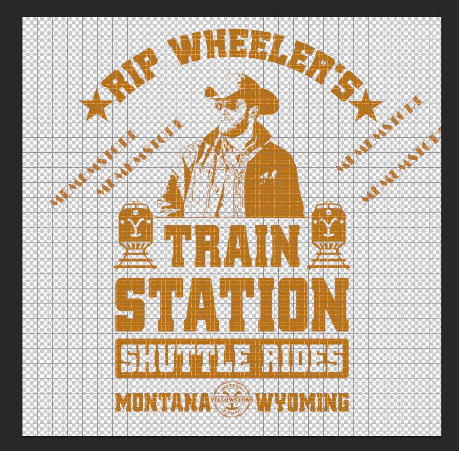 Rip Wheeler's Svg Pngyellowstone Svg Png Station Svg Etsy Israel
