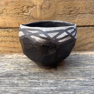 Hand Carved Ceramic Ceremonial Cup