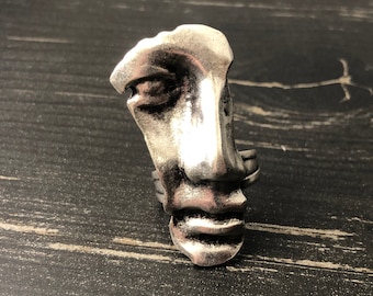 BOHO RING - Unique • Statement Ring • Face Ring • Rings For Women • Minimalist • Head Ring • Women Jewelry • Adjustable • QD22