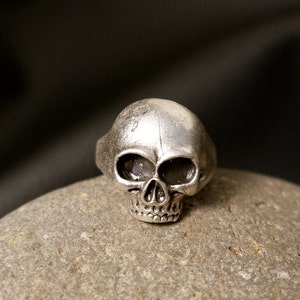 SKULL RING - Rings For Men • Skull Head • Demon Ring • Punk • Gothic Ring • Dead Skull Men&#39;s Ring • Charm Ring • Chinless Skull Ring • QD92