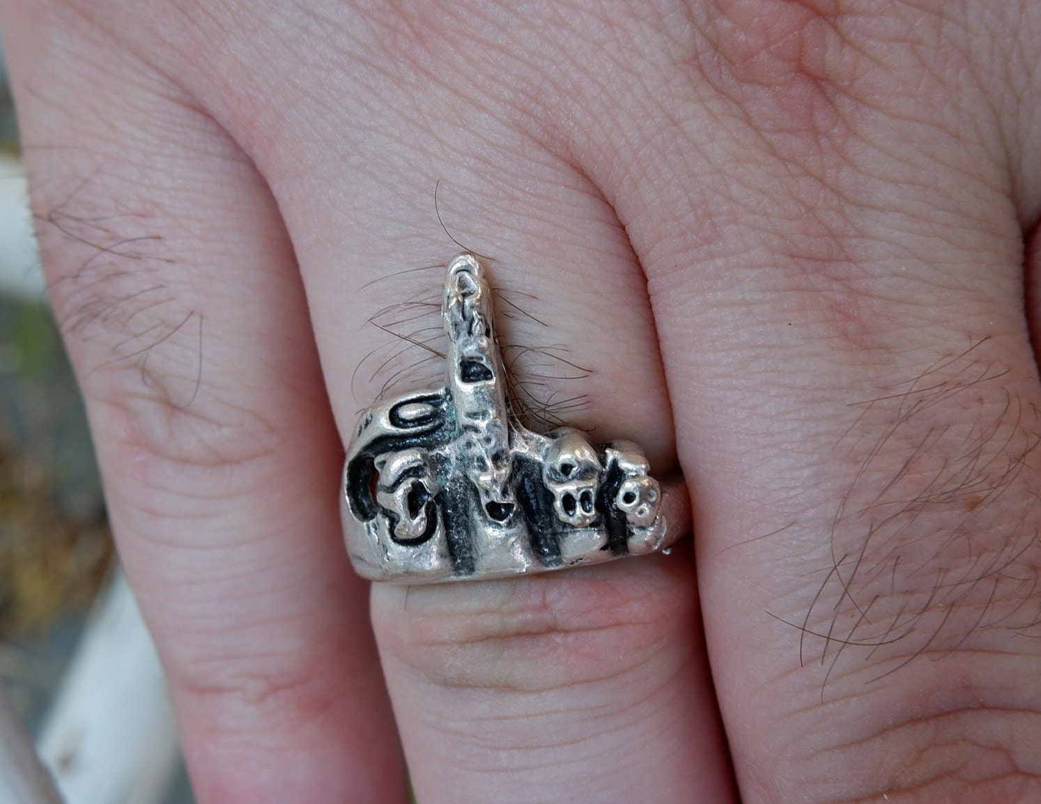 Middle Finger Ring UK