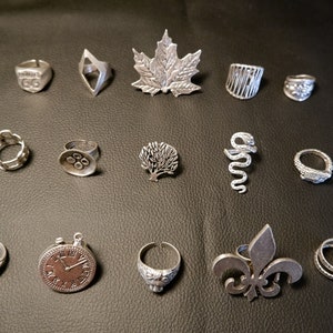 UNISEX MINIMALIST RINGS •  Chunky • Ethnic • Carved • Nature Jewelry • Large Ring • Bulky Ring • Snake  • Boho • Dainty • Adjustable • QDS7