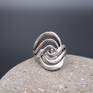 TRIBAL BOHO RING - Ethnic Ring • Unique • Statement Ring • Chunky Ring • Boho Rings For Woman • Minimalist • Dome Ring • Adjustable • QD281