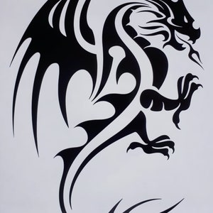 dragon decal wales sticker vinyl car bonnet side sticker decal wall art graphic silhouette van lorry motorhome campervan cymru