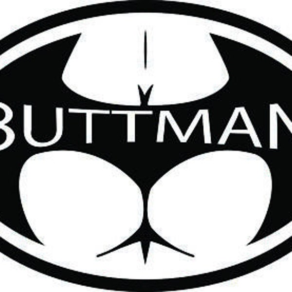 buttman grappige leuke onbeschofte grap vinyl auto van bumper sticker raam grafische sticker nieuwigheid camper caravan laptop deur gereedschapskist sticker