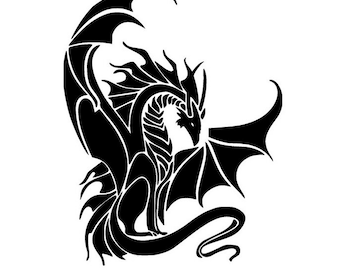 Welsh Dragon Vinyl Decal Sticker - Glossy Logo For Car, Van, Laptop Or Any Surface