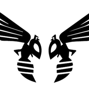 motorbike hornet decals pair of motorcycle decals fuel tank left and right side gloss finish biker decals vinyl decal sticker helmet decal