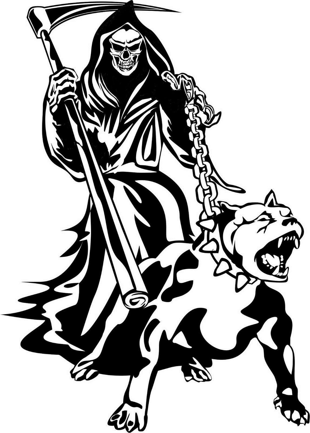 Skull Head Decal Car Bonnet Side Sticker Decal Wall Art Decal Vinyl