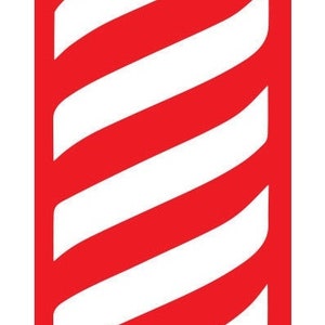 barbers shop  barber pole wall art decal window vinyl graphic sticker salon decor hairdressers door advertising sign barbers  mens