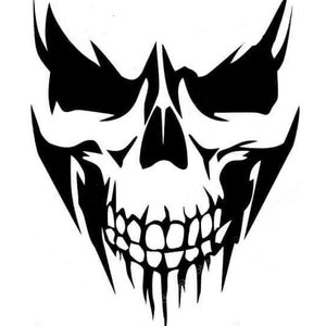 auto motorkap zijsticker auto motorkap zijsticker decal vinyl grafische venster deur body panel van decor teken decal vinyl schedel hoofd sticker boot camper van camper
