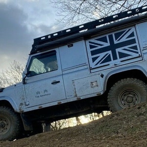 large 30 x 23 union jack british flag vinyl car bonnet side sticker decal wall art  graphic  van lorry motorhome campervan vw jeep 4x4 suv