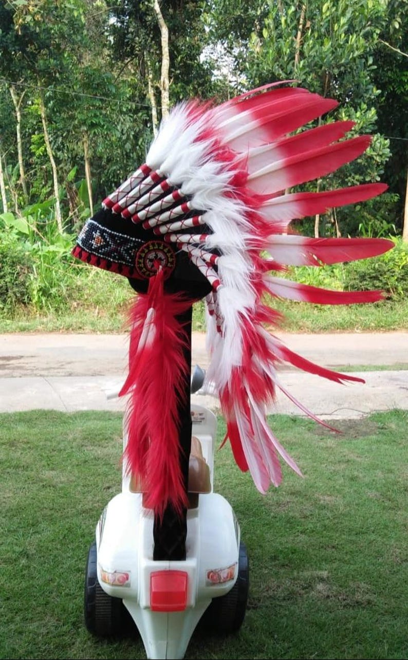 Traditional Indonesian Accessories | Unique Indian hat | Papuan hat | Latest goose feathers H