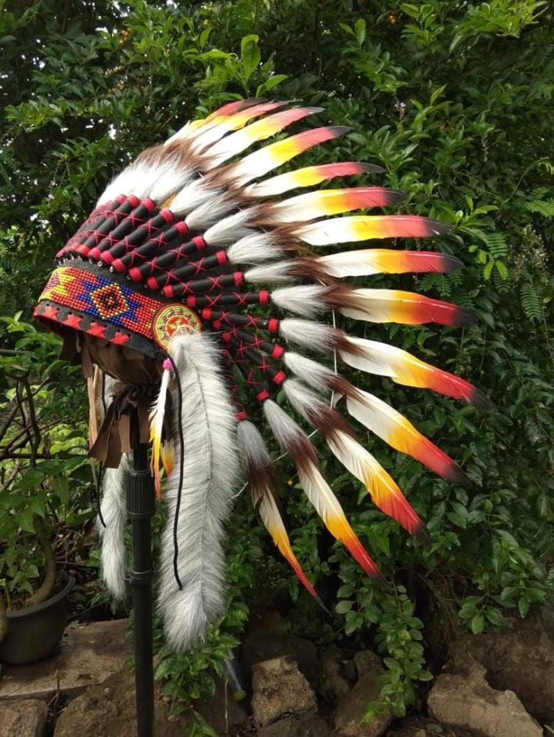 Traditional Indonesian Accessories | Unique Indian hat | Papuan hat | Latest goose feathers C