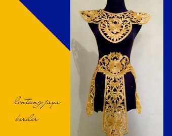 150 pcs Embroidery application chest and belt of dancer costumes 01
