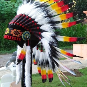 Traditional Indonesian Accessories | Unique Indian hat | Papuan hat | Latest goose feathers F