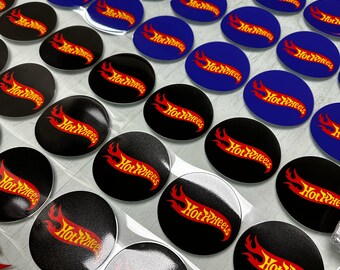 Personalized UV DTF Sticker, Transfer sticker, Uv Dtf sticker, Hub Cap, Auto Emblem Custom
