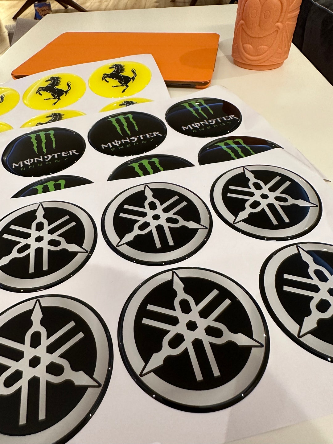 Personalized Domed Sticker Resin Sticker Custom Epoxy Dome Etsy